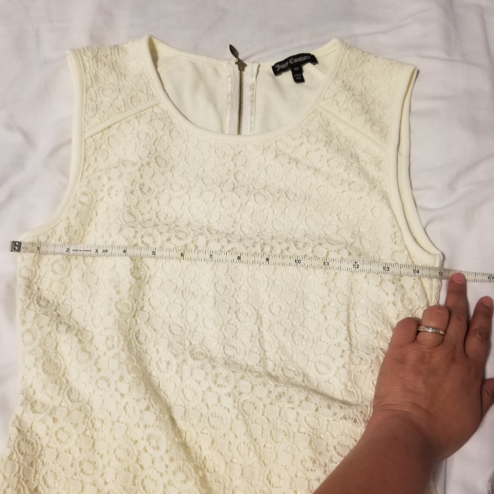 Juicy Couture Dress Color Cream Size XS - Picture 3 of 7
